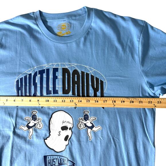 Hastamuerte Hustle Daily Get Money T-shirt Men’s L - Skater Streetwear Casual - Picture 11 of 12